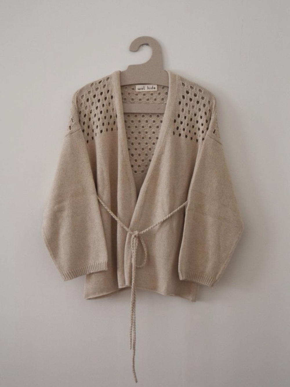 Wol Hide Pointelle Cardigan